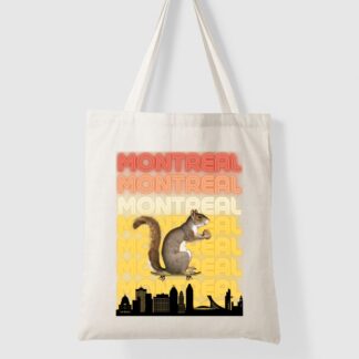 Montreal Squirrel Skateboard Skyline