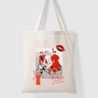 Paris Bicycle Ride Tote